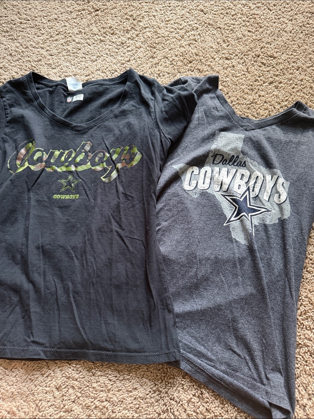 Dallas Cowboys two ladies V-neck T-shirts